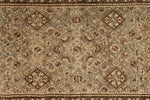 3x13 Light Brown and Light Camel Turkish Oushak Runner