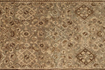 3x13 Light Brown and Light Camel Turkish Oushak Runner