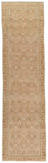 3x12 Beige and Light Brown Persian Runner