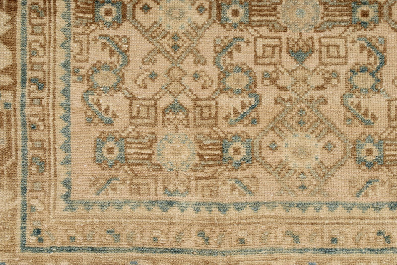 3x12 Beige and Light Brown Persian Runner