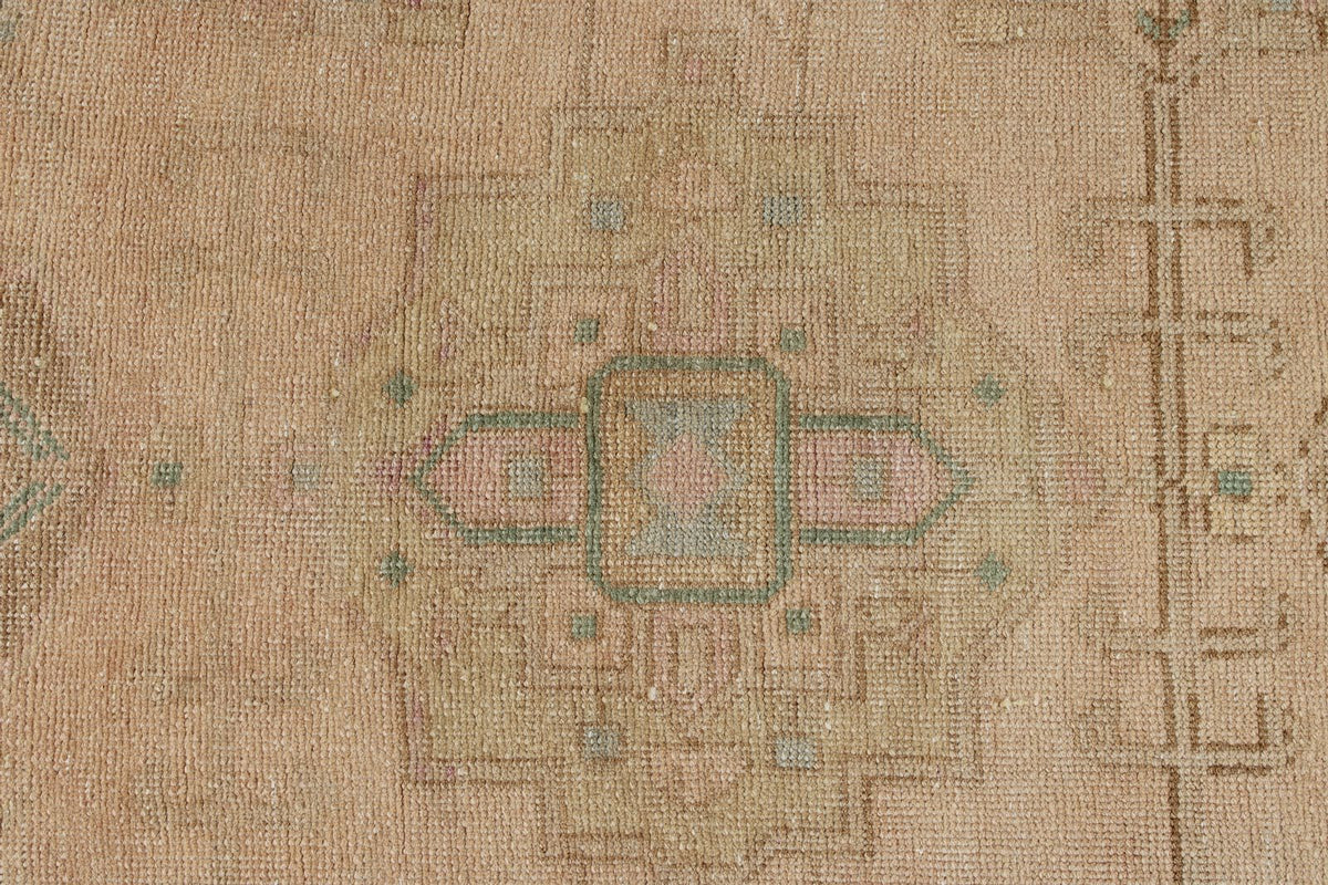 2x12 Pink and Brown Persian Runner