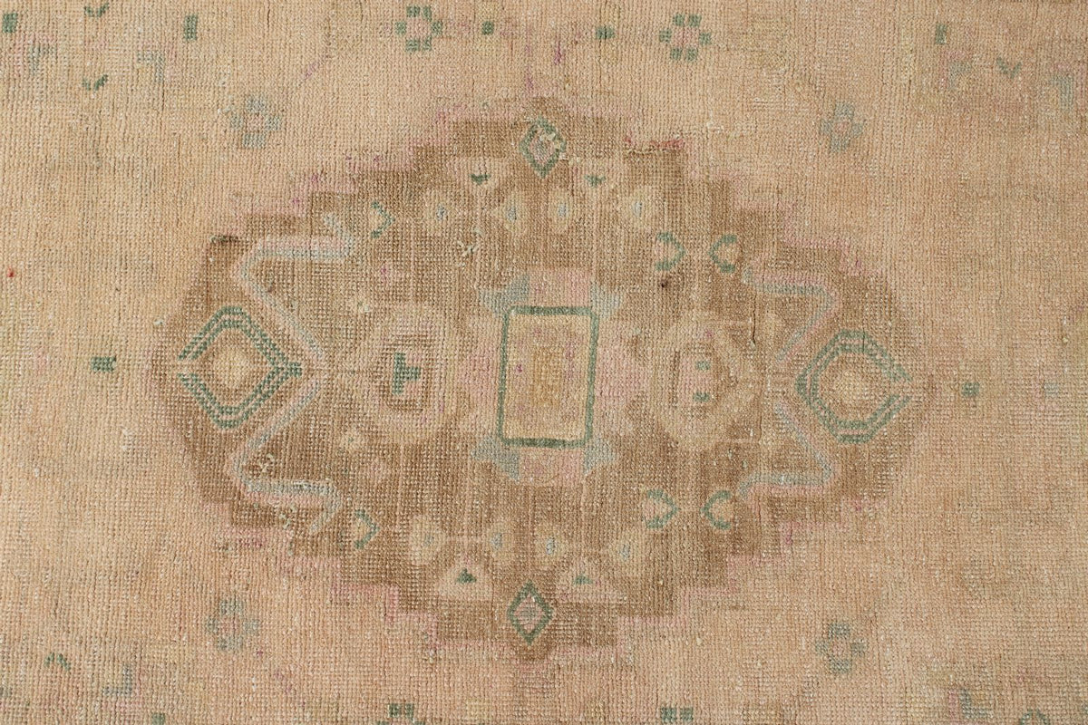 2x12 Pink and Brown Persian Runner