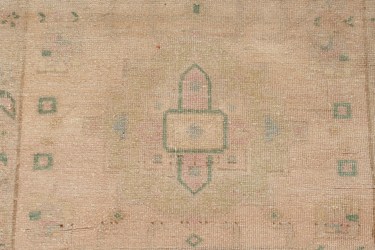 2x12 Pink and Brown Persian Runner