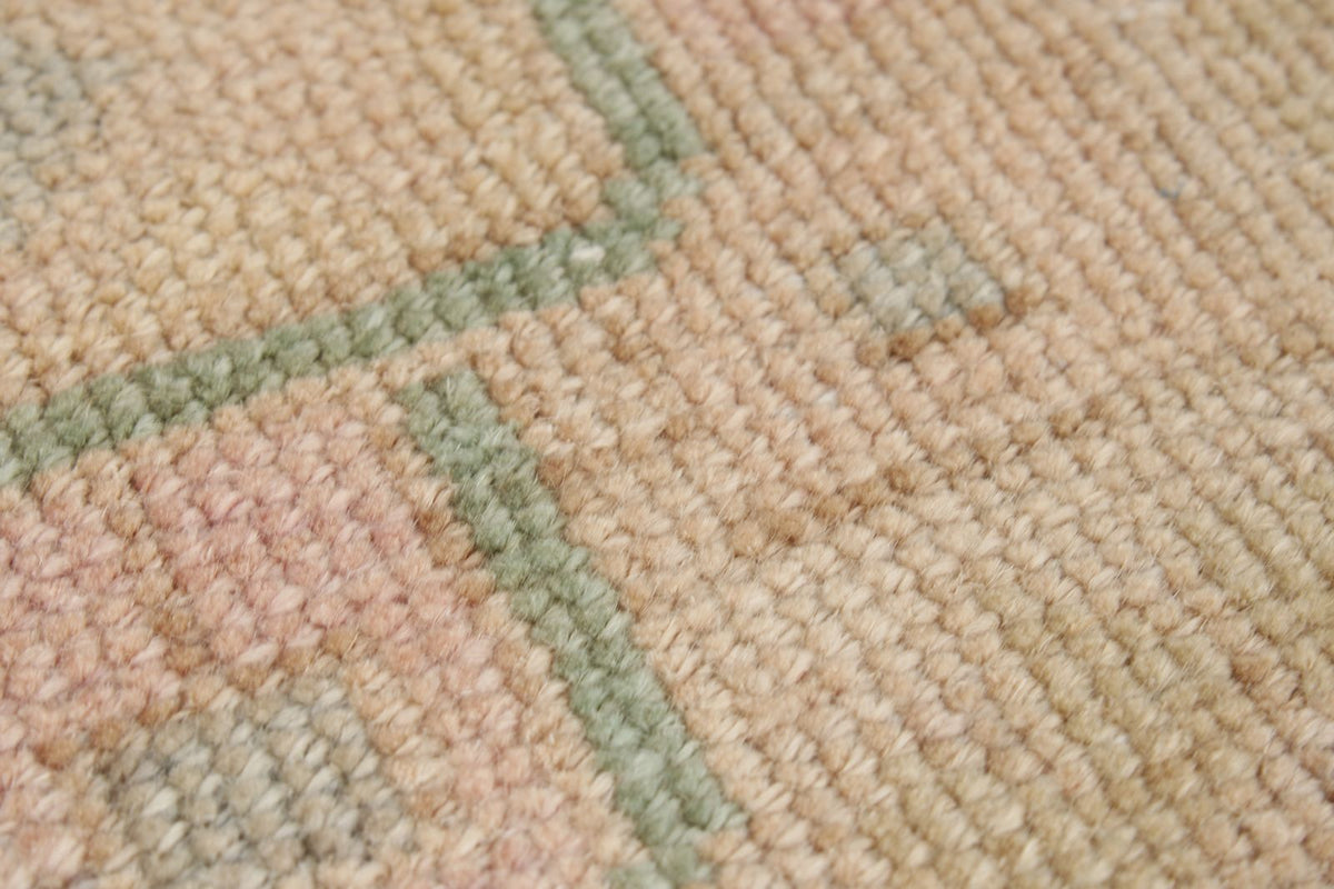 2x12 Pink and Brown Persian Runner