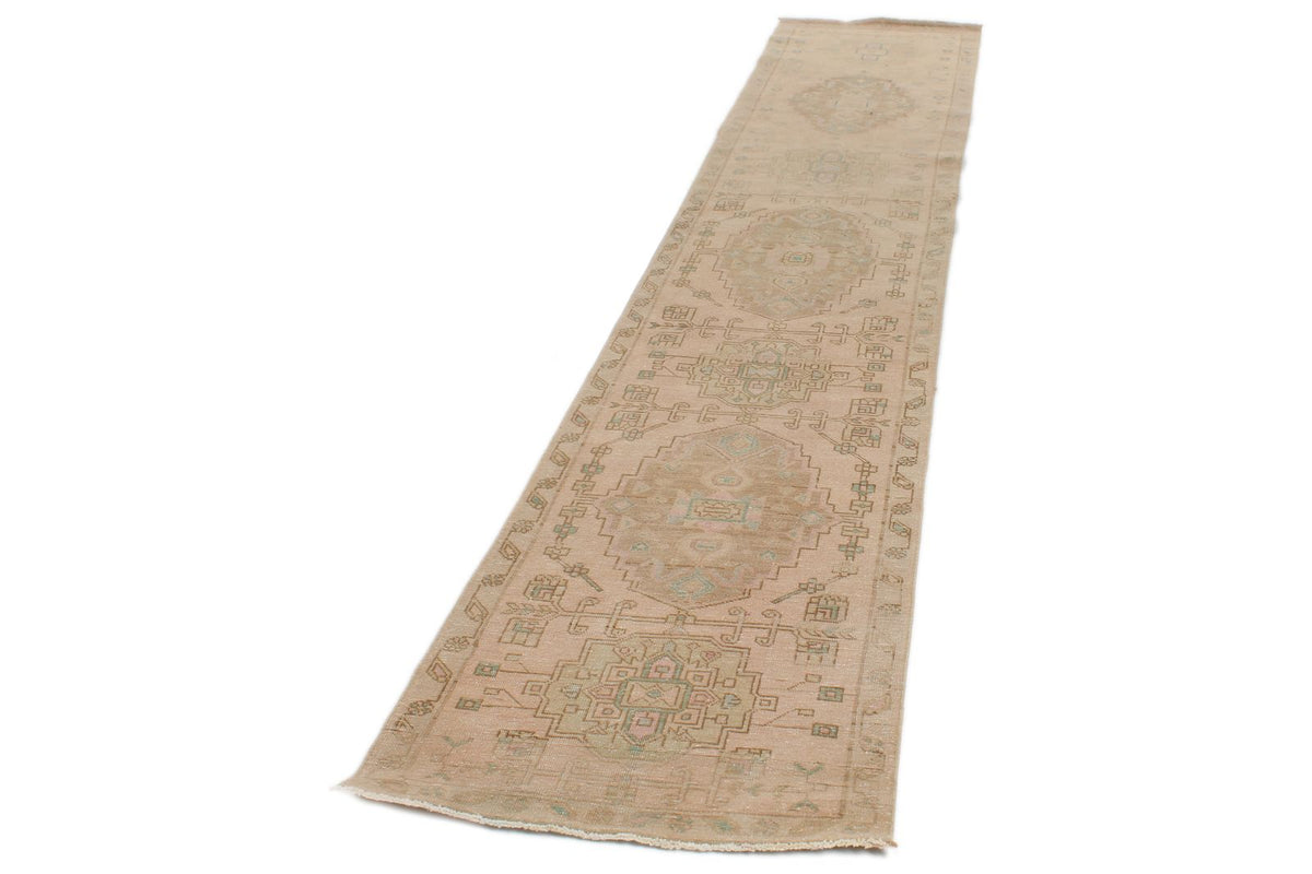 2x12 Pink and Brown Persian Runner