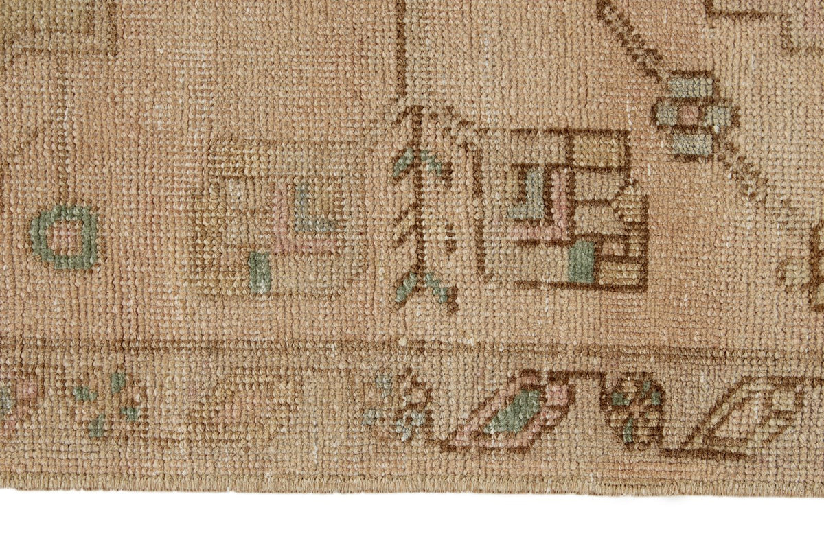 2x12 Pink and Brown Persian Runner