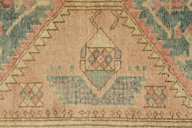 3x11 Pink and Beige Turkish Persian Runner