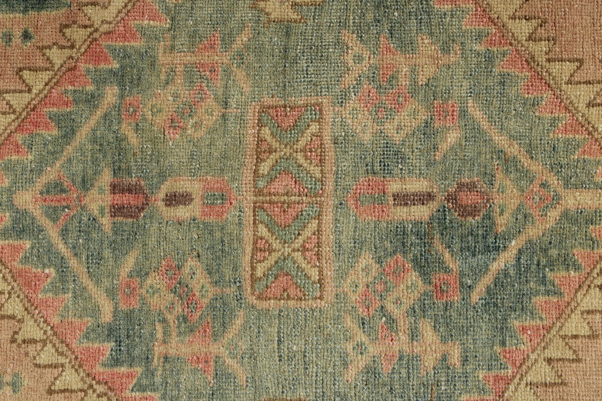 3x11 Pink and Beige Turkish Persian Runner