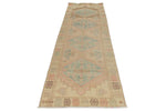 3x11 Pink and Beige Turkish Persian Runner