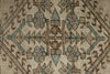 3x13 Light Brown and Multicolor Turkish Oushak Runner