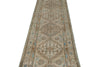 3x13 Light Brown and Multicolor Turkish Oushak Runner