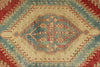 3x11 Rust and Ivory Persian Runner
