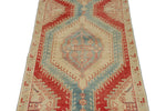 3x11 Rust and Ivory Persian Runner