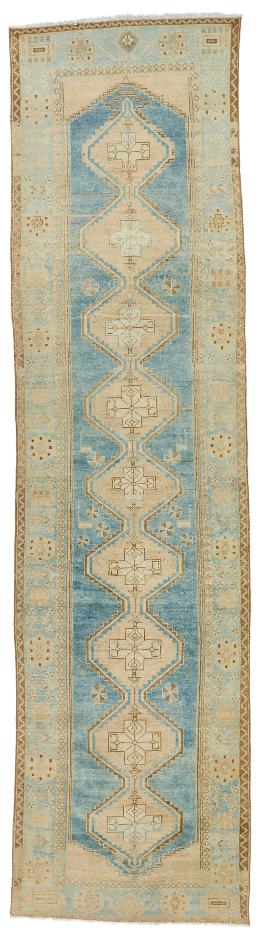 4x14 Blue Turkish Persian Runner