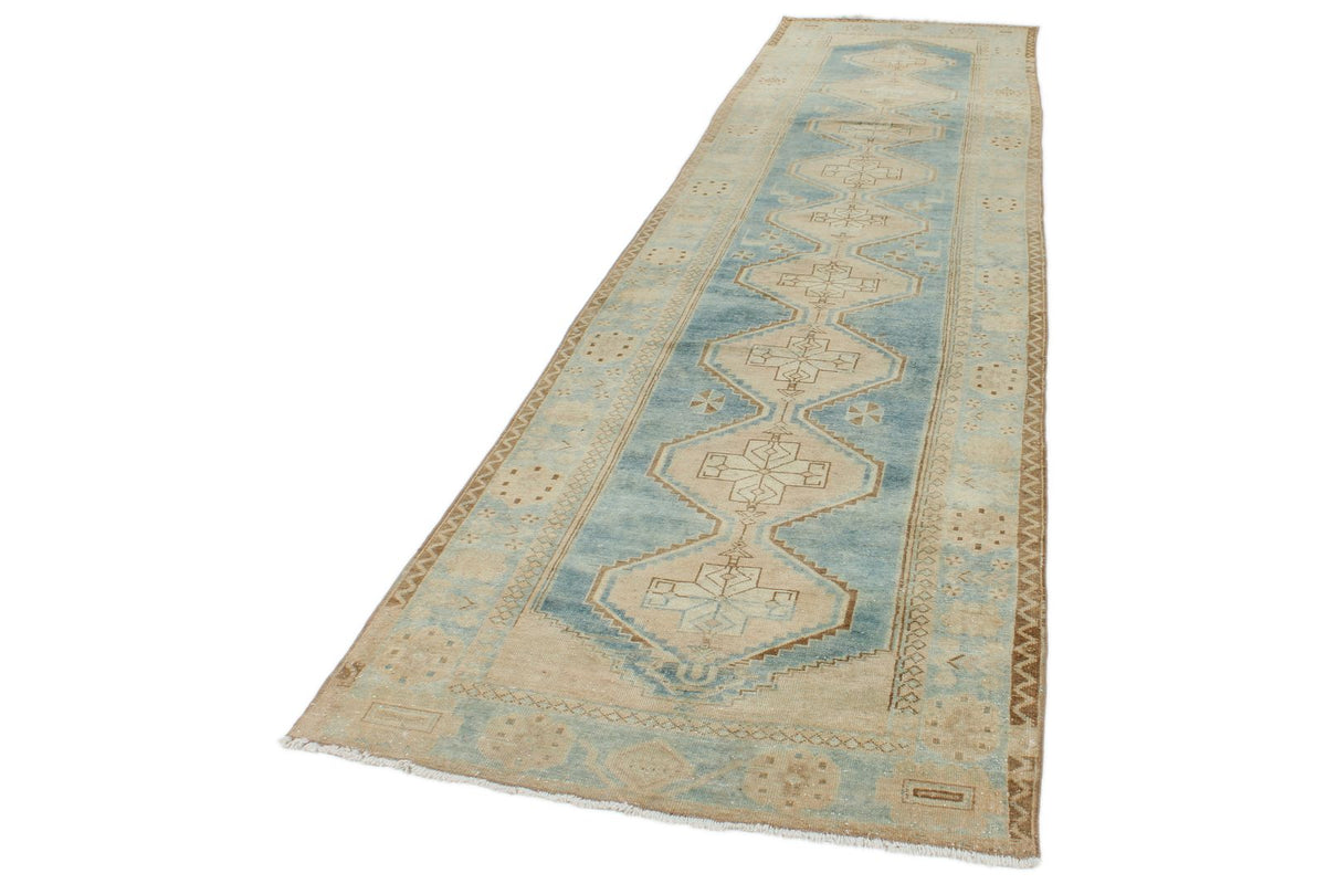 4x14 Blue Turkish Persian Runner