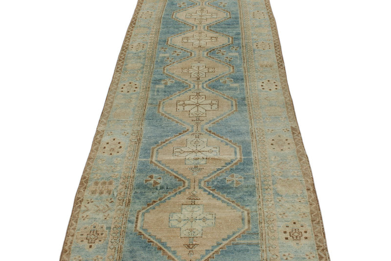 4x14 Blue Turkish Persian Runner