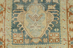 3x15 Blue and Rust Turkish Persian Runner