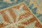 3x15 Blue and Rust Turkish Persian Runner