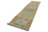 3x15 Blue and Rust Turkish Persian Runner