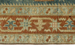 3x15 Blue and Rust Turkish Persian Runner
