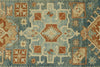3x15 Blue and Rust Turkish Persian Runner