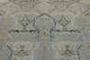 9x12 Light Blue and Beige Turkish Traditional Rug