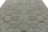 9x12 Light Blue and Beige Turkish Traditional Rug