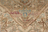 8x11 Ivory and Brown Turkish Oushak Rug