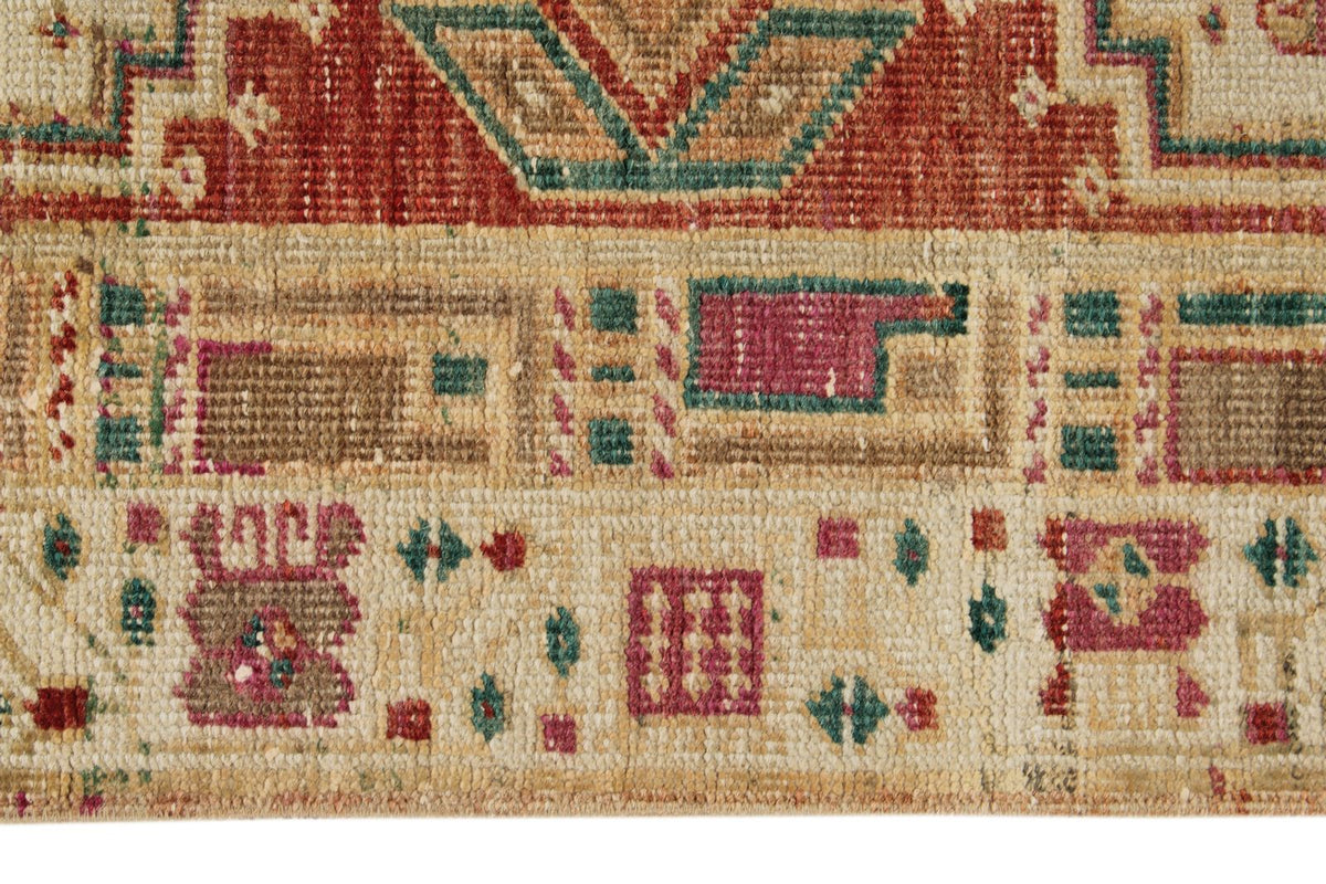 3x14 Rust and Ivory Persian Runner