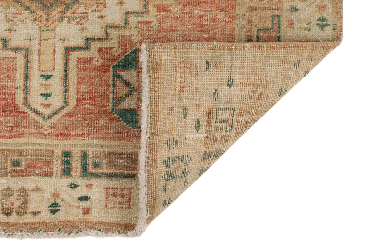 3x14 Rust and Ivory Persian Runner