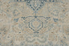 8x11 Beige and Light Blue Turkish Oushak Rug