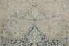 8x11 Beige and Light Blue Turkish Oushak Rug