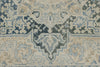 8x11 Beige and Light Blue Turkish Oushak Rug