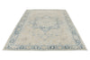 8x11 Beige and Light Blue Turkish Oushak Rug