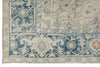 8x11 Beige and Light Blue Turkish Oushak Rug