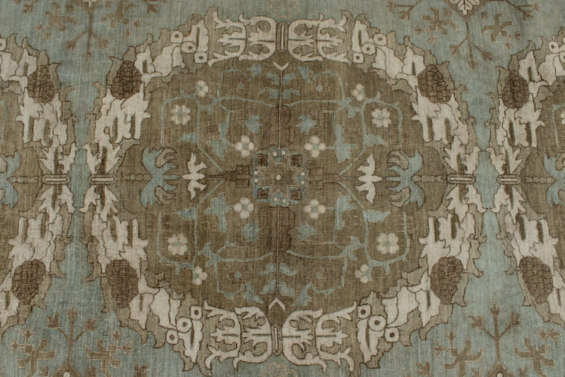 14x20 Blue and Brown Persian Rug