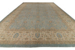 14x19 Blue and Light Brown Persian Rug