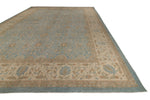 14x19 Blue and Light Brown Persian Rug