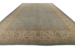 14x19 Blue and Light Brown Persian Rug