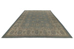 12x16 Light Blue and Beige Persian Rug