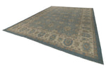 12x16 Light Blue and Beige Persian Rug