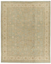 12x15 Light Green and Ivory Persian Rug