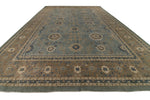 14x19 Light Blue and Light Brown Persian Rug