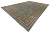 14x19 Light Blue and Light Brown Persian Rug