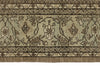 8x10 Brown and Ivory Turkish Oushak Rug