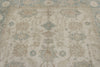 8x10 Beige and Light Blue Turkish Oushak Rug