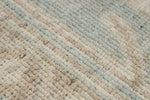 8x10 Beige and Light Blue Turkish Oushak Rug