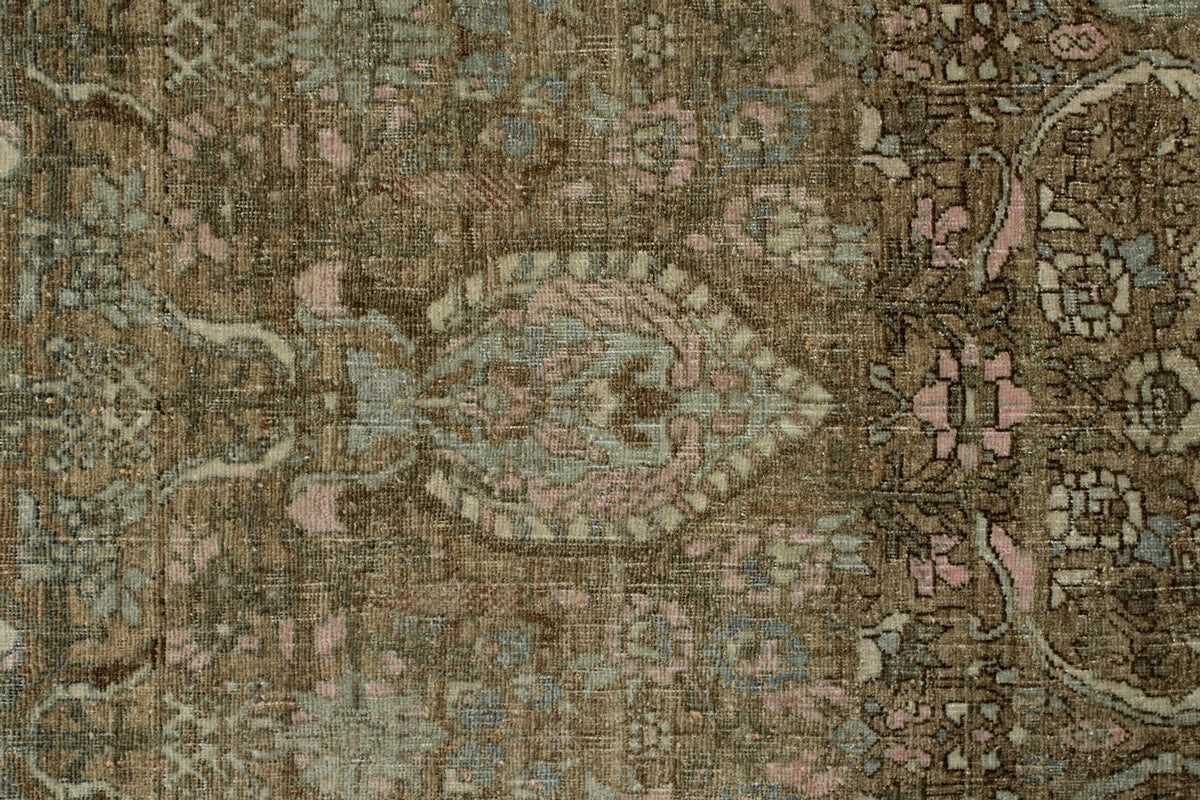 12x18 Light Brown and Multicolor Persian Traditional Rug