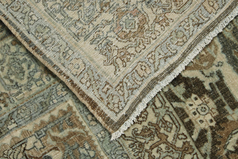 12x18 Light Brown and Multicolor Persian Traditional Rug