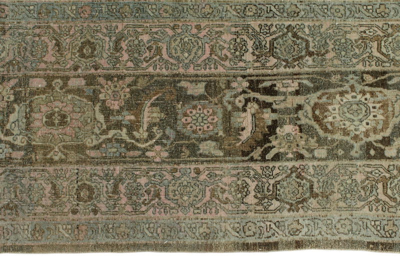 12x18 Light Brown and Multicolor Persian Traditional Rug